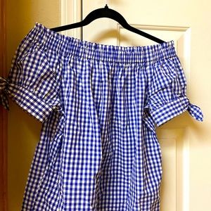 J. Crew off the shoulder top